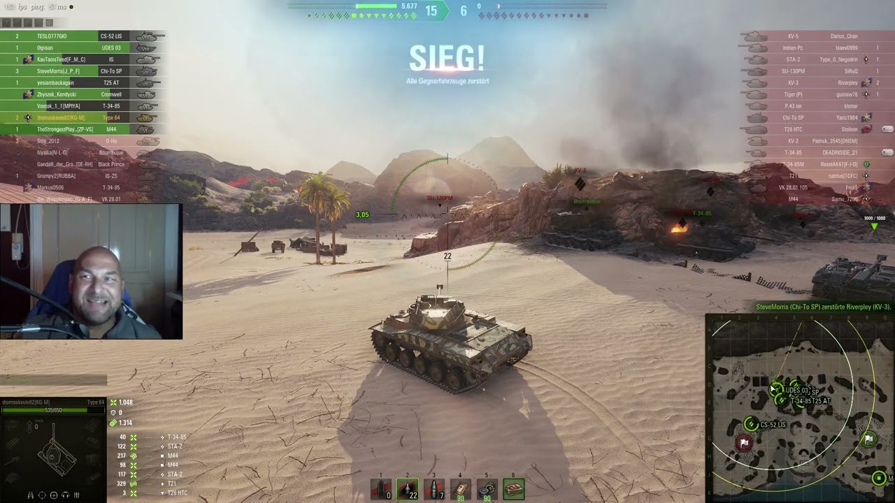 WoT Live Keule zockt Panzerklassen: schwach bis stark gespielt