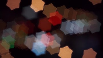 Blur Abstract Bokeh Star Stock Video