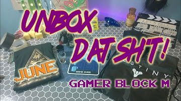 Gamer Block Rated M Unboxing June 2017