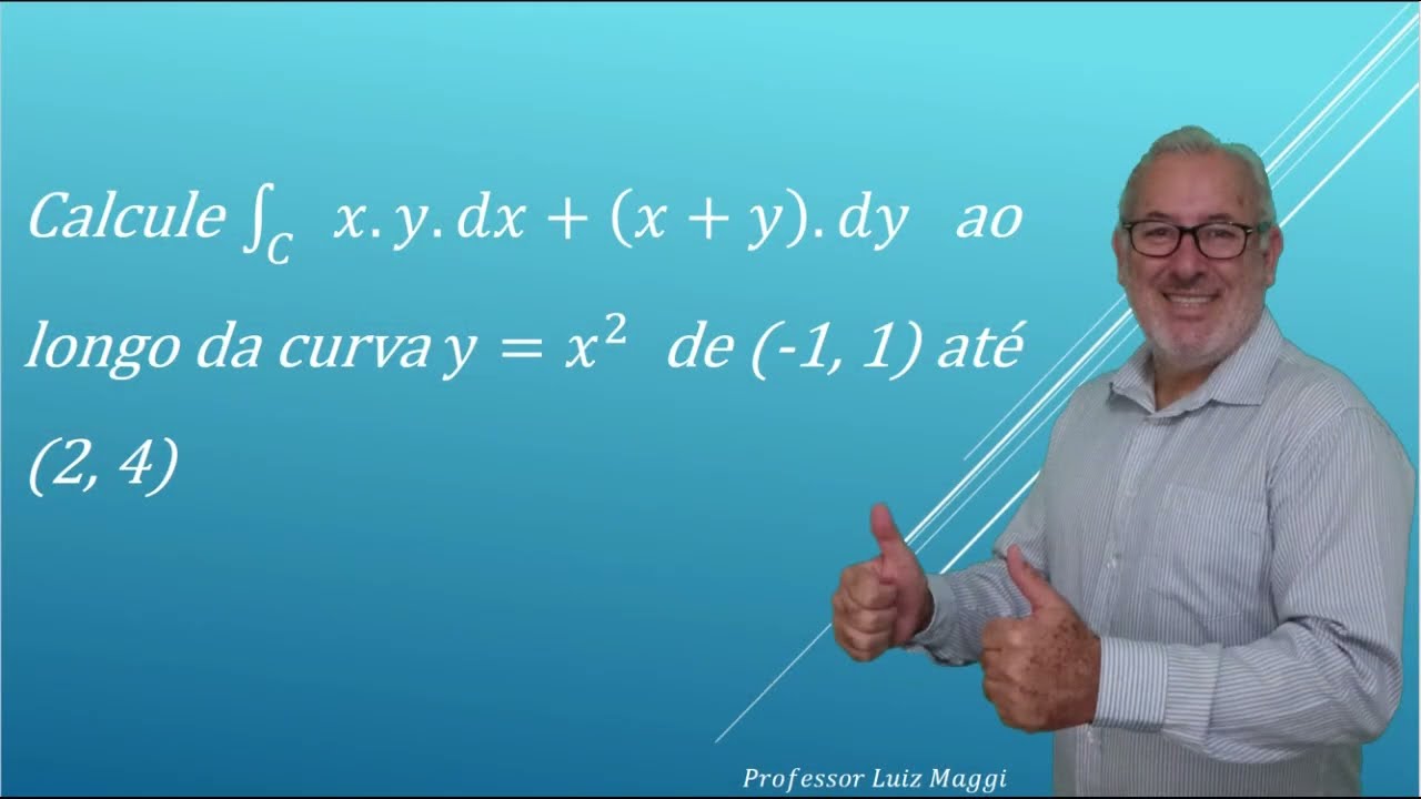 RESOLUÇÃO DE UMA INTEGRAL DE LINHA NA FORMA DIFERENCIAL EM UM SEGMENTO DE CURVA DE UMA FUNÇÃO