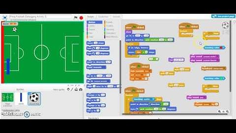 Pong Football Debugging Activity 2 Solution