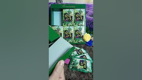 Nước bổ gan, giải rượu TAEWOONG Hàn Quốc hộp 30 gói * 70ml#shorts