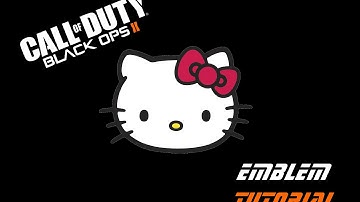 Black Ops 2 | Hello Kitty | Emblem Tutorial
