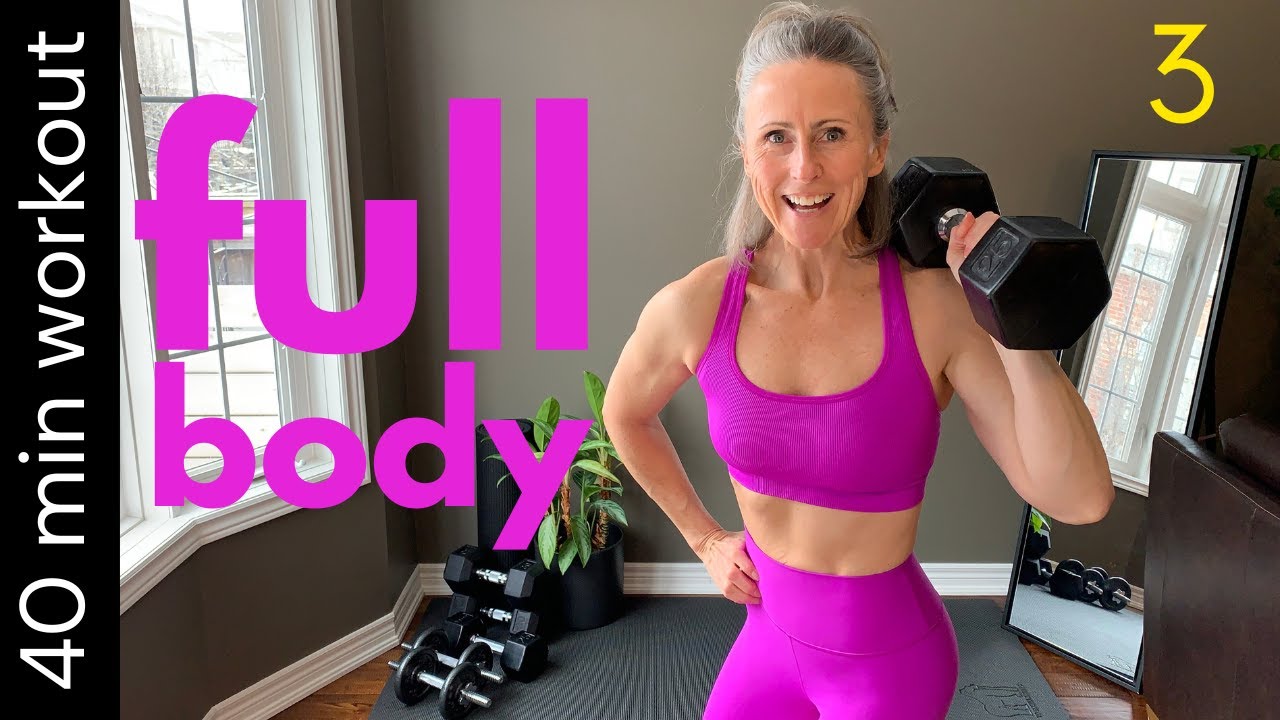 Full body MUSCLE + STRENGTH workout at home - YouTube