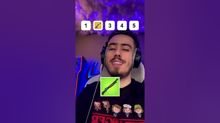 افضل 5 اسحلة بفورت نايت 😍 !