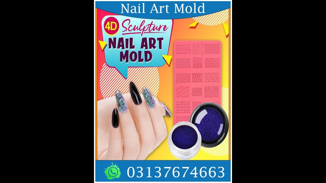 4D Sculpture Nail Art Mold Set - wide 2