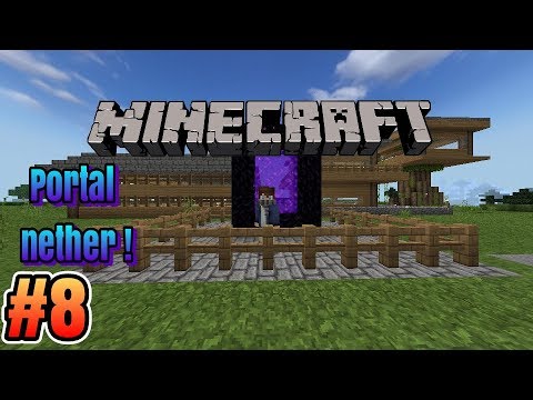 Membuat nether portal ! | MCPE survival series #8 - YouTube