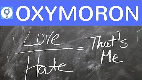 Was ist Oxymoron Beispiel?