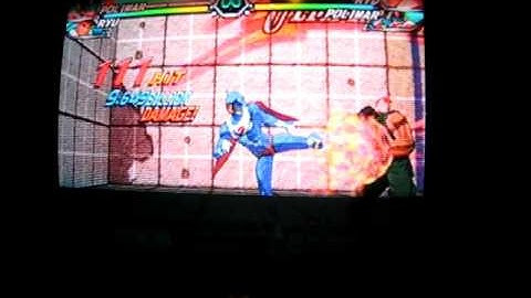 Tatsunoko vs. Capcom: Polimar/Ryu combo