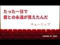 たった一日で君との永遠が見えたんだ