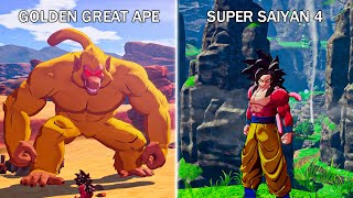 Dragon Ball Z: Kakarot - New Super Saiyan 4 (Golden Great Ape)! Mod Battles screenshot 2