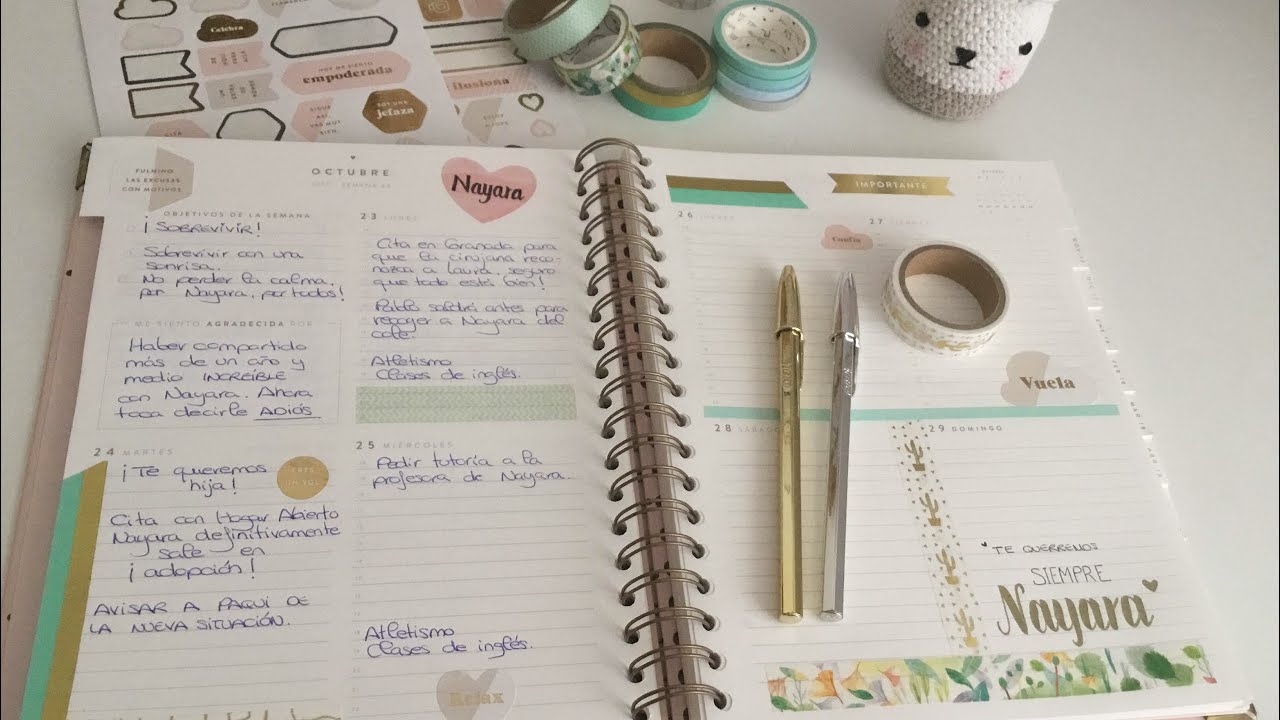 Planea conmigo una semana muy triste en mi agenda personal Charuca video phone lyrics