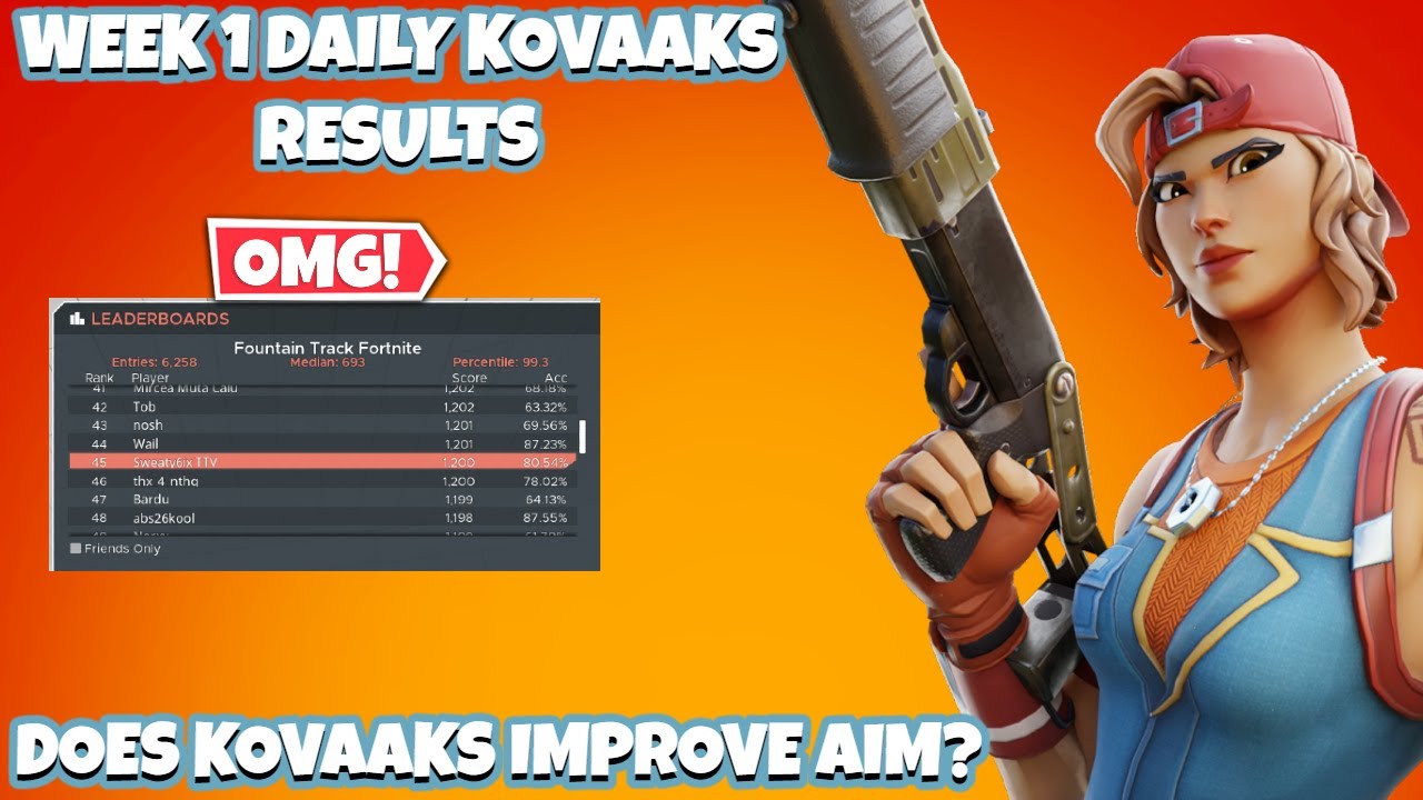 Kovaks Ranks Week 1 Daily Kovaaks Grind | Fortnite Kovaaks Routine | Does Kovaaks ...
