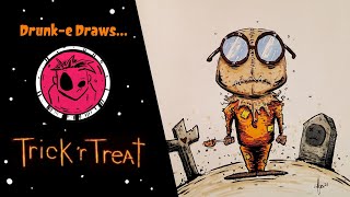 Drunk-E Presents: Drawing Sam From 'Trick R Treat' For Samurday