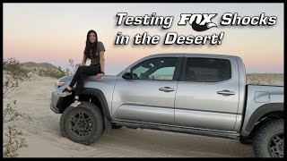 First Impressions: Tacoma Fox Shocks + OffRoading in the Desert