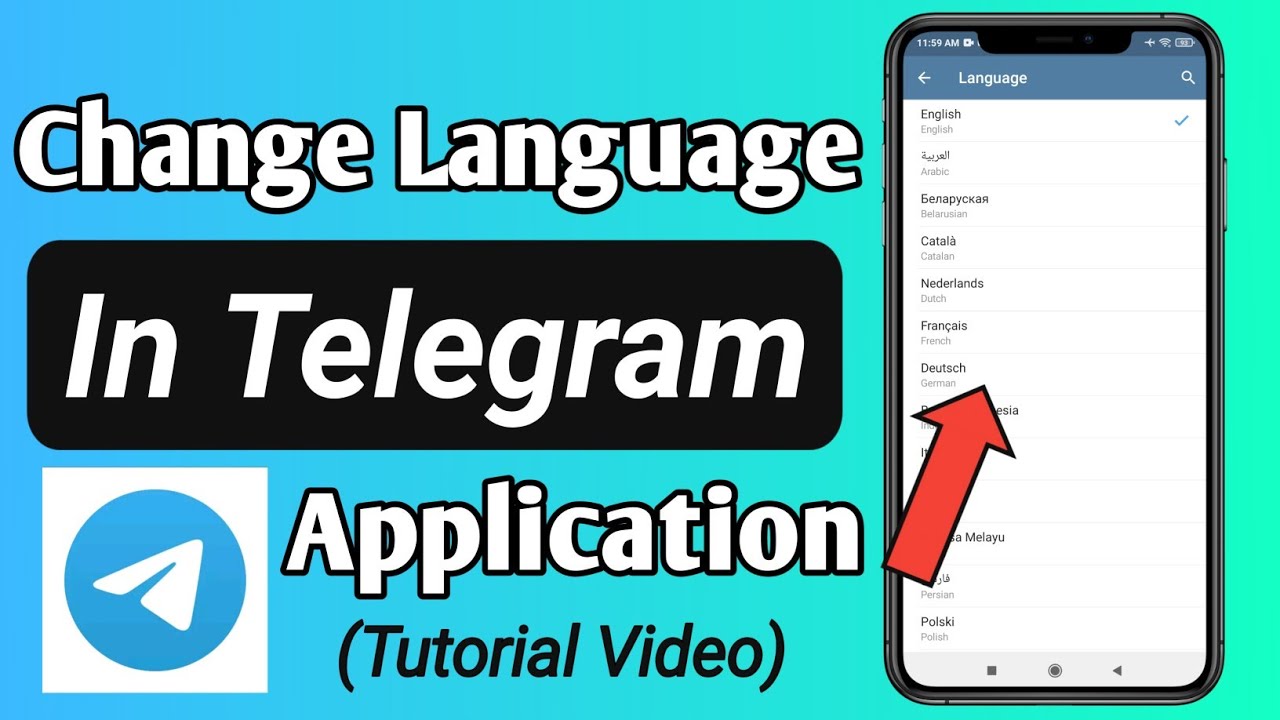 Telegram language. Языки для телеграмма канал