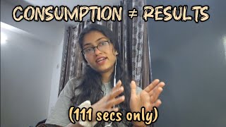 Give me just less than 2 minutes… or keep mistaking consumption for progress!