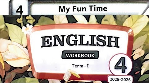 4th standard English term 1 unit 4 my funtime workbook answers 2025 2026 Ennum Eluthum