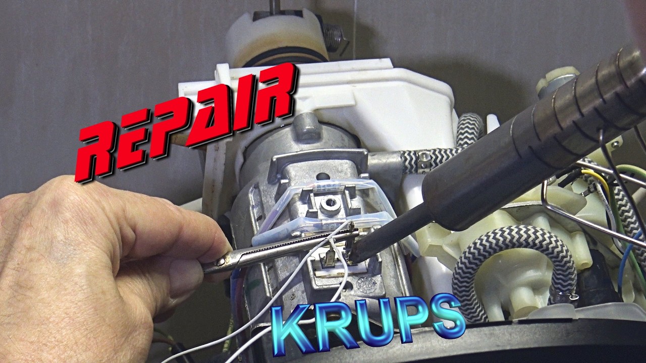 Jak naprawić złącza czujnika termicznego w ekspresie Krups, zaskakująco prosta naprawa.