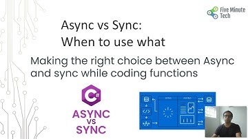 Async vs Sync: When to Use What  #asynchronous #asyncawait #asyncvssync