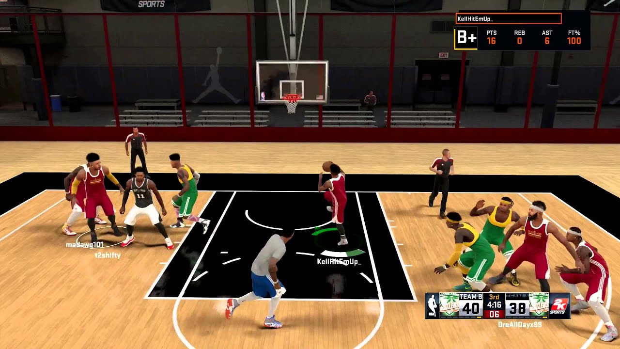 NBA 2K15 My Career | Jordan Rec Center | Ankle Breaker Made Him Start Twerking