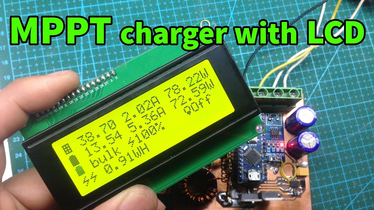 Make Mppt Solar Controller With Lcd Arduino 12v 24v Youtube