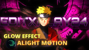 Alight Motion Deep Glow Text Effect Tutorial | Easy Glow Effect Editing❤️