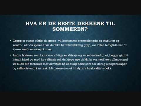 Video: Hva er de beste dekkene for vått vær?