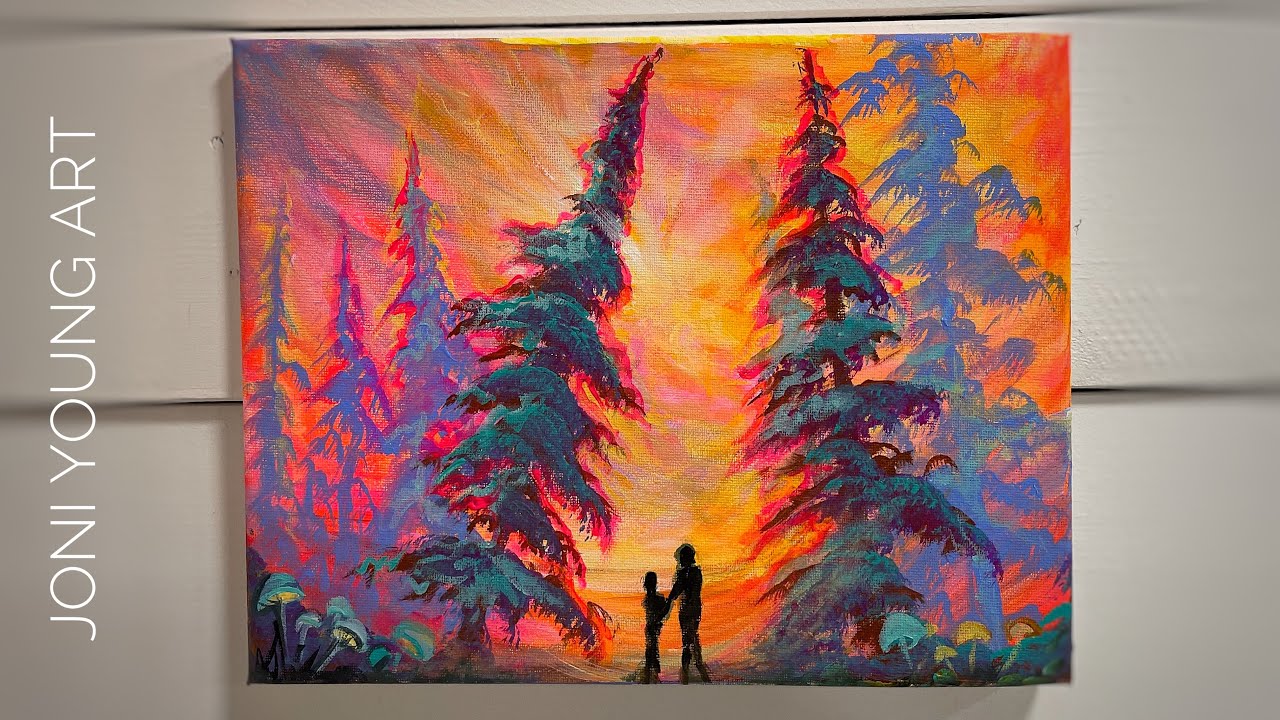 Oil Painting on a 3x4ft Canvas with Steps — Steemit