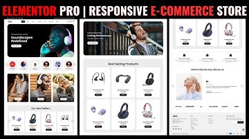 Master ELEMENTOR PRO: Build a Custom HEADPHONE E-COMMERCE Store on WordPress 2025🔥🔥