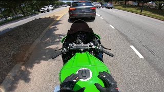 CRUISING ON THE ZX10R!!! | EXHAUST SOUNDS | SC PROJECT