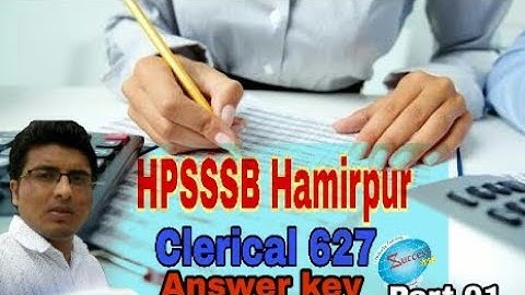 HPSSSB CLERK-627- ANSWERS WITH EXPLAINATION-Part 02