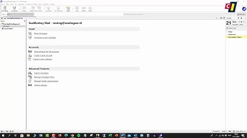 SeaMonkey (1) - E mailaccount instellen