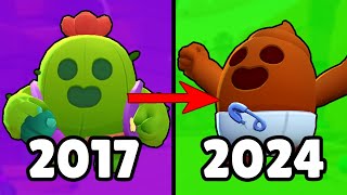 Brawl Stars History of Spike (2017 - 2024)