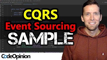 CQRS & Event Sourcing Code Walk-Through