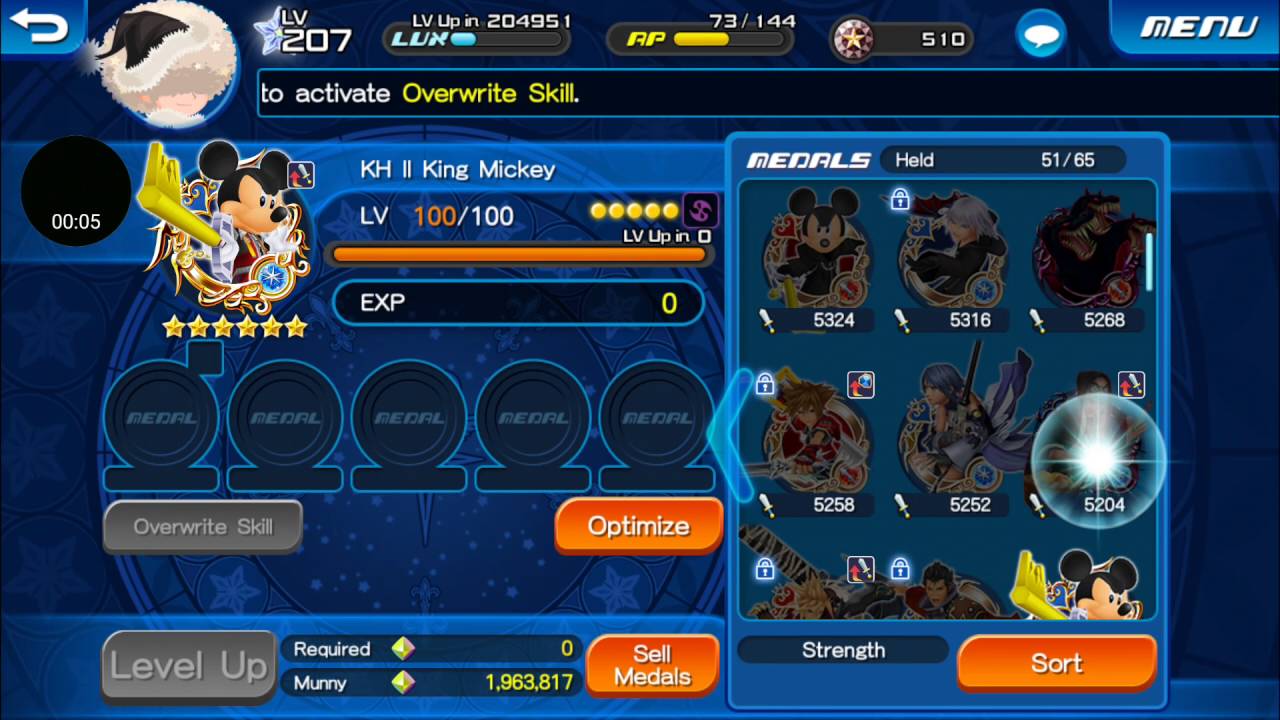 KH:UX Guilted KH II King Mickey