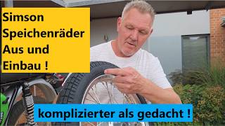 Removing and installing Simson spoke wheels! It's that easy... or not!