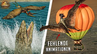 MOSA pulls PTERANODON into the water! QUETZAL attacks BALLOON! - Jurassic World Evolution 2