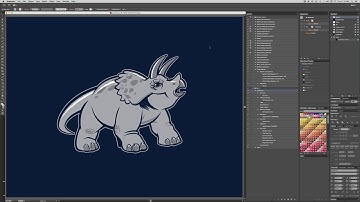Underbasing example by color using actions in Illustrator CS6 for Screen Printing