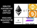 Vous voulez débuter aujourd'hui avec les cryptos? Vous avez de la chance.