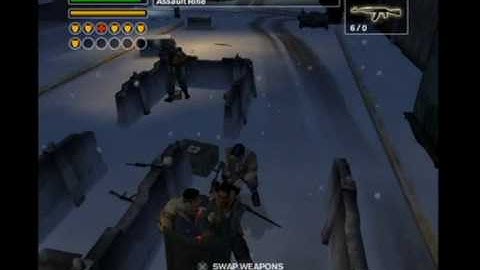 freedom fighters final level - on thin ice - part 9 of 13 (artillery)