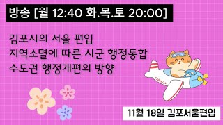 수도권 행정개편의 방향을 정한다면? 서울 확장 경기 분할