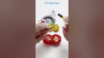PH value test #ph #pH Test Paper