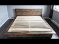 How to Make Your Own Tufted Headboard - YouTube