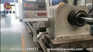Deep hole drilling and boring machine specially for making the drill collar