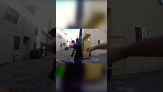 BMX Rider almost Hit a Gang Member Wealth