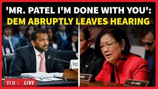 ‘YOU’RE A LIAR & DRUNK!’: Mazie Hirono’s Clash With Kash Patel Ends In ABRUPT Exit; FBI Boss RATTLED