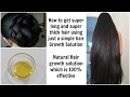 How to get SUPER THICK & LONG Hair Using a Simple Hair Growth Solution
