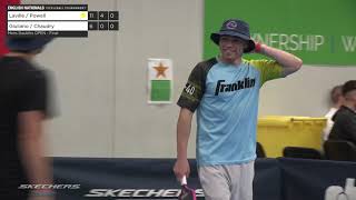 2023 English Nationals Men's Doubles OPEN Final - Laville & Powell vs Giuliano & Chaudry.
