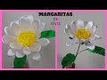 tutorial de margaritas  con cinta paso a paso